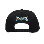 Embroidered Symbol Snapback - Black