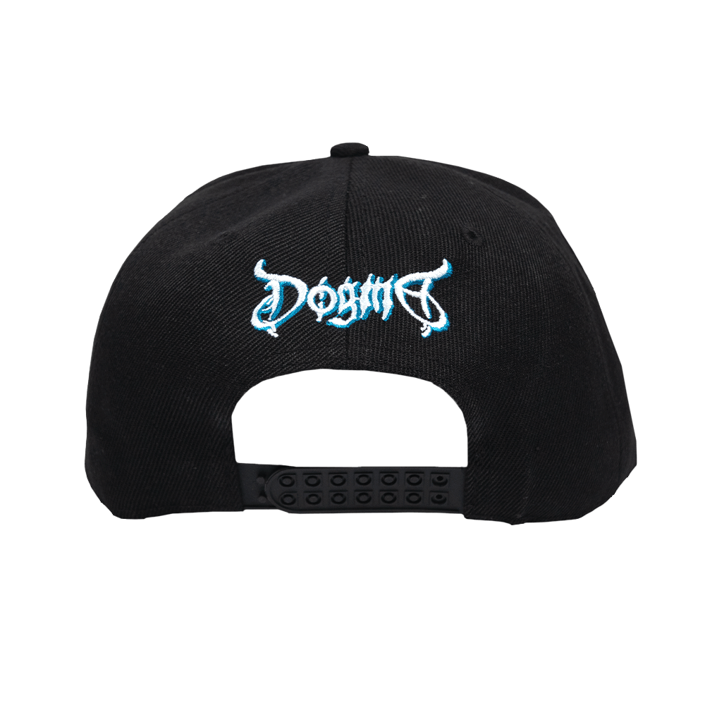Embroidered Symbol Snapback - Black