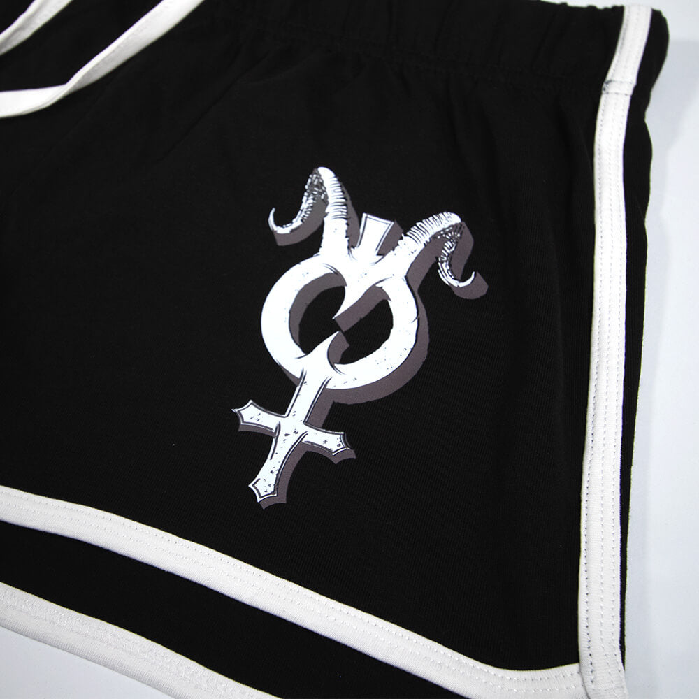 Dogma Booty Shorts - Black/White