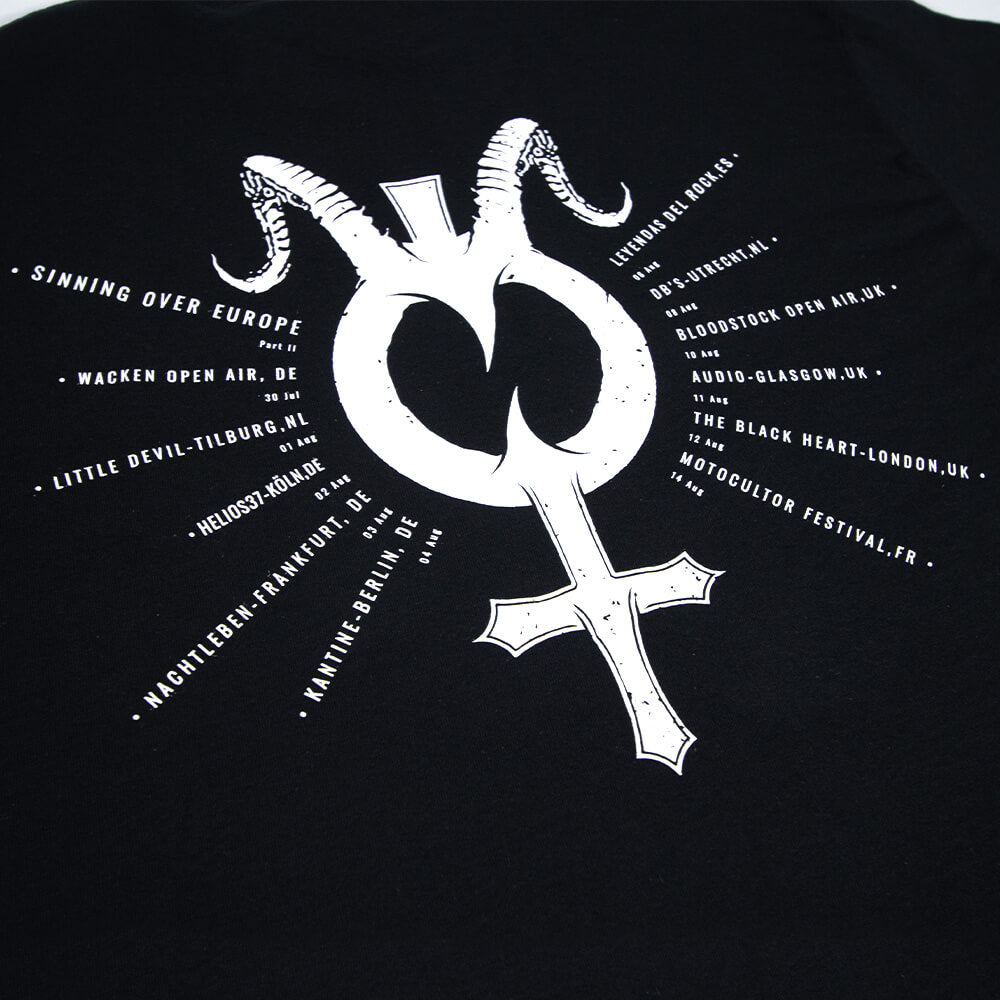Smoking Nun Tour Tee - Black