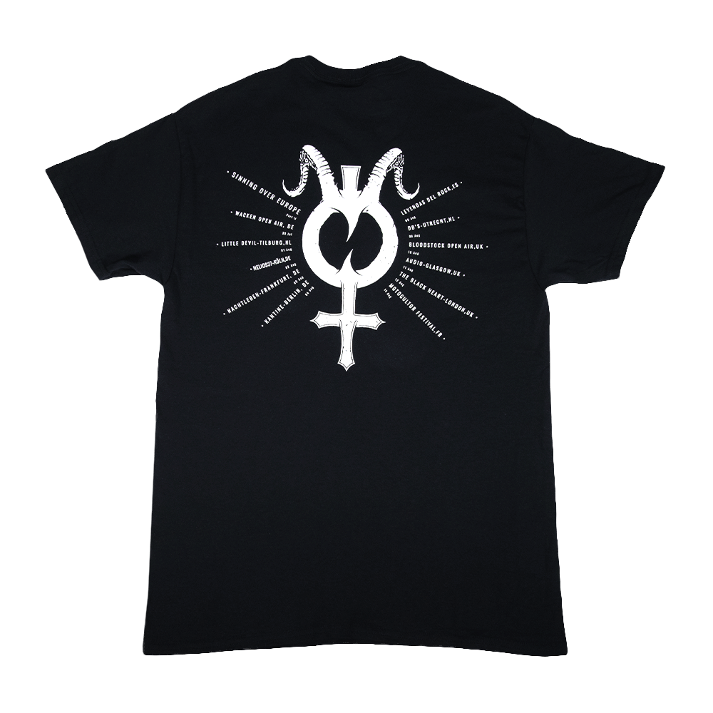 Smoking Nun Tour Tee - Black