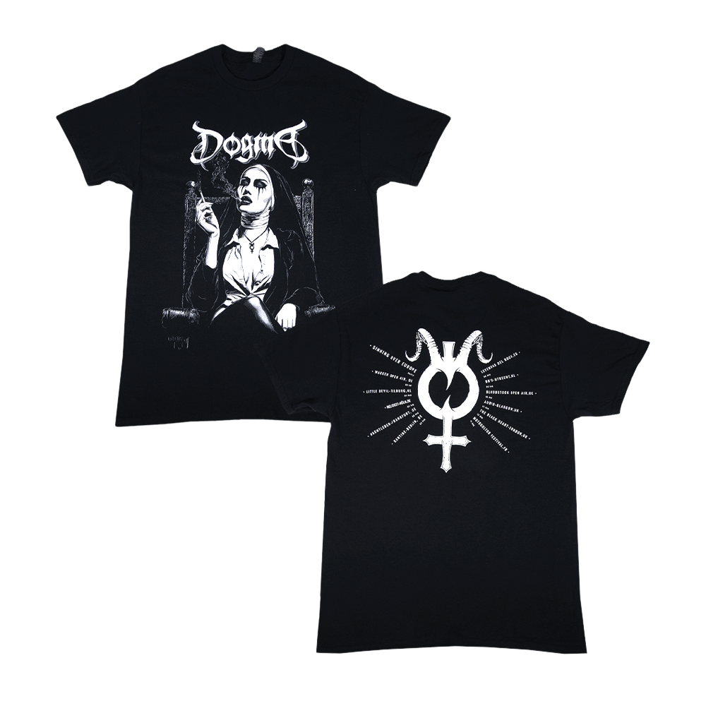 Smoking Nun Tour Tee - Black