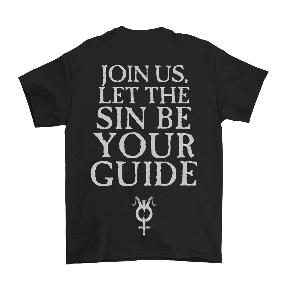 Crimson Stairs Tee - Black