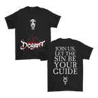Crimson Stairs Tee - Black