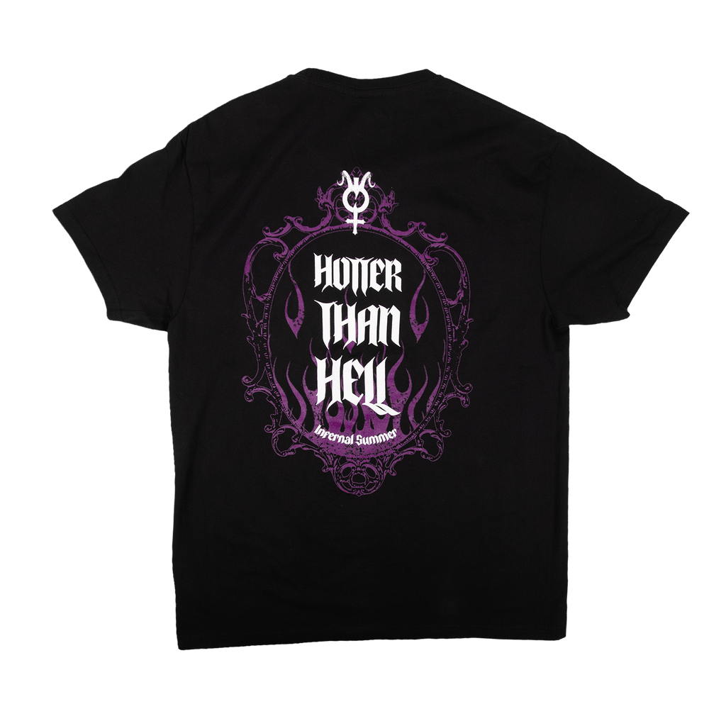 Hotter Than Hell Tee - Purple/Black