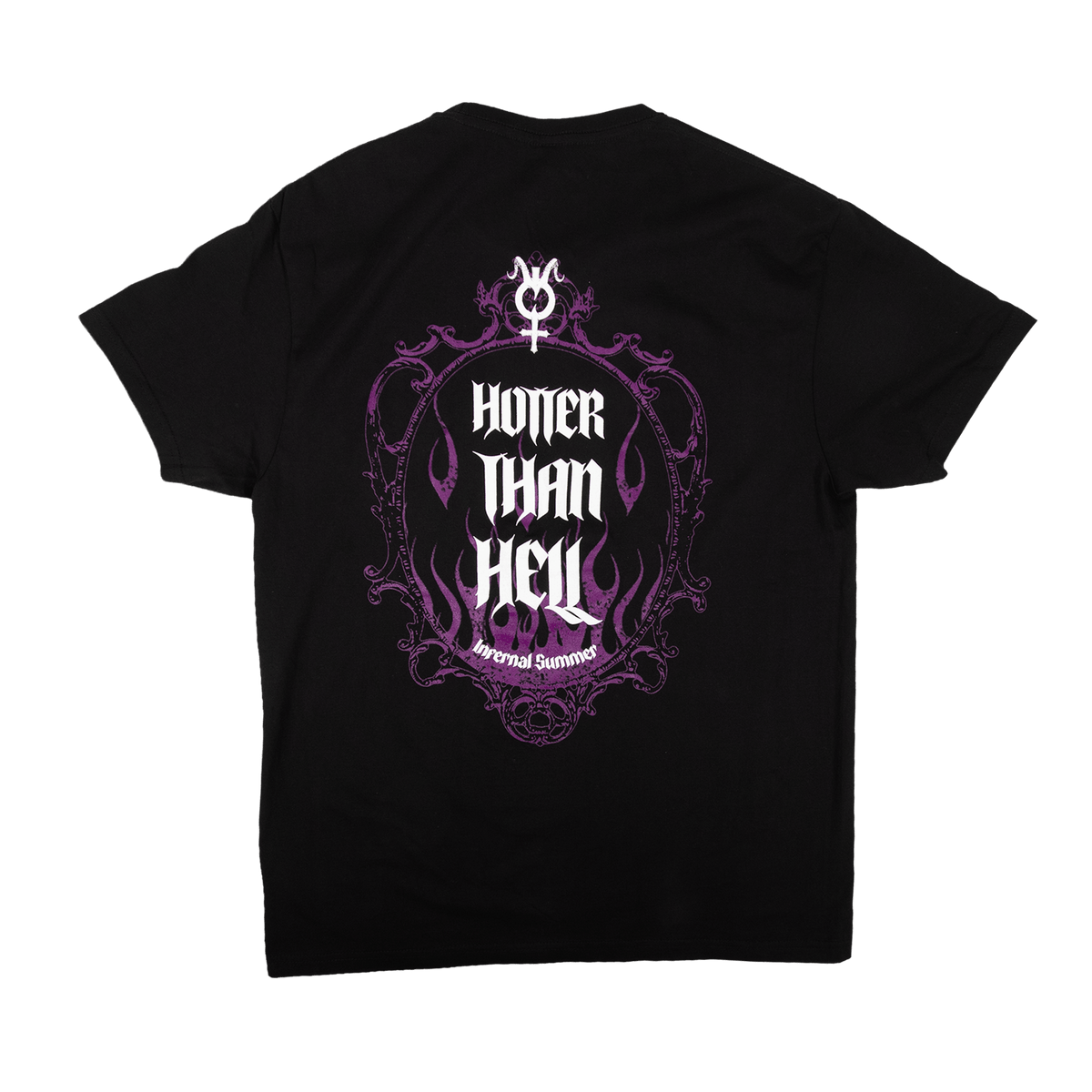 Hotter Than Hell Tee - Purple/Black