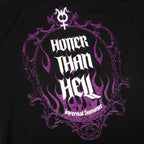 Hotter Than Hell Tee - Purple/Black