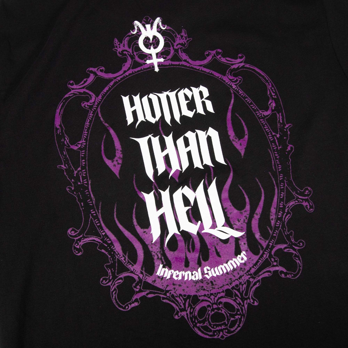 Hotter Than Hell Tee - Purple/Black