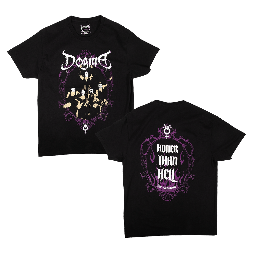 Hotter Than Hell Tee - Purple/Black