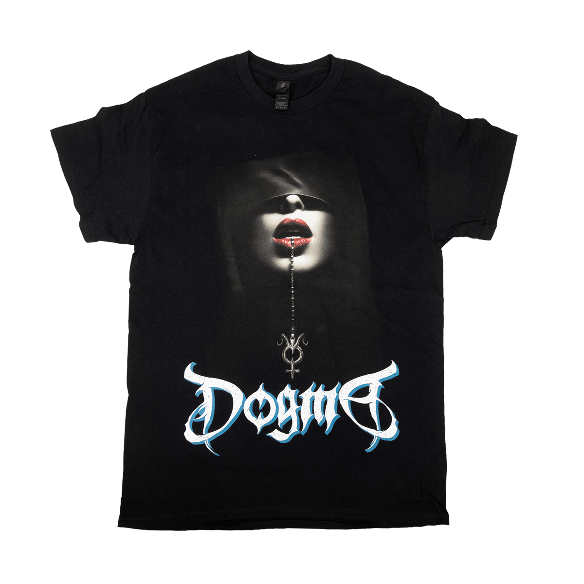 Mouth Tee - Blue/Black