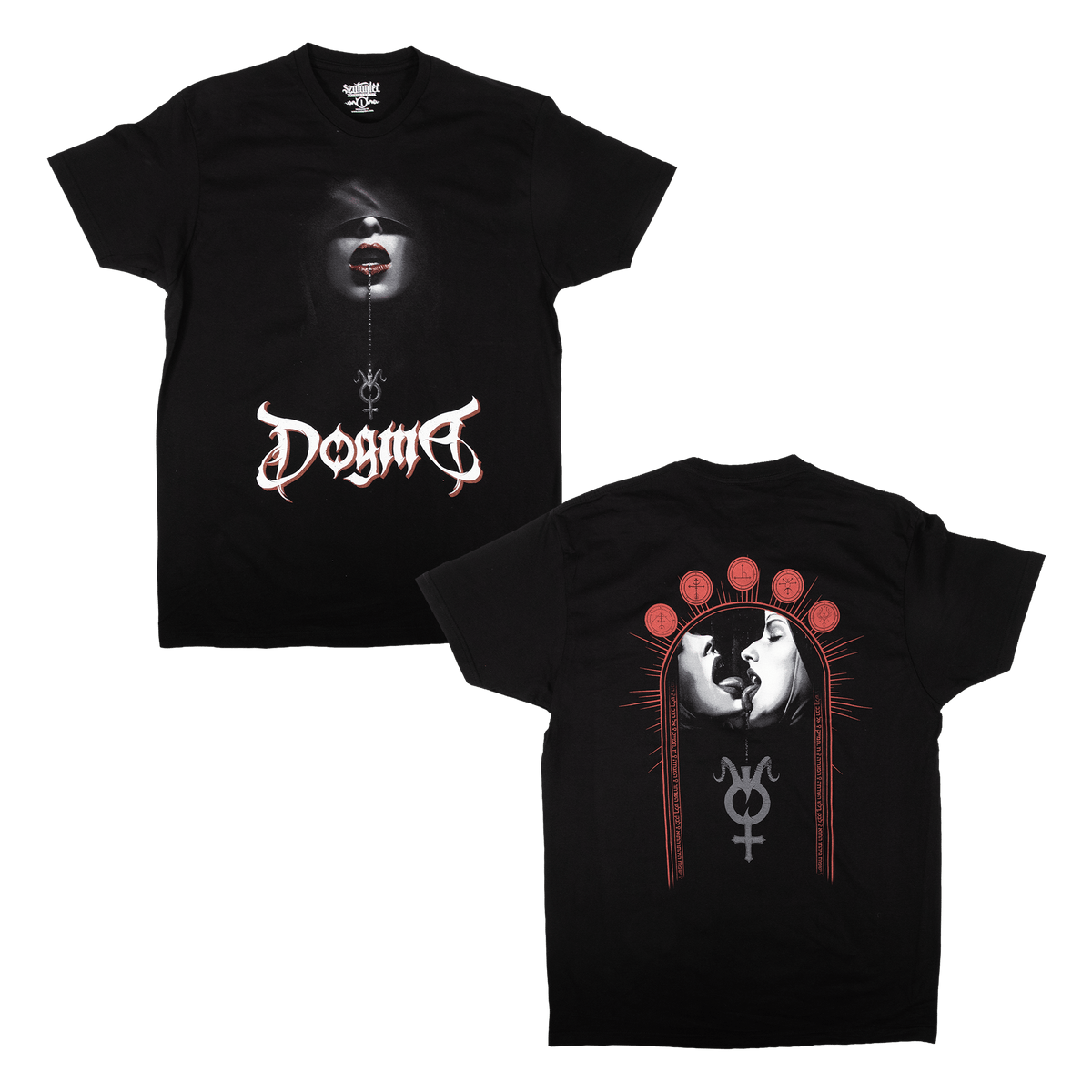 Mouth Tee - Red/Black