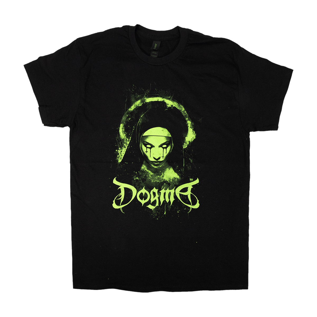 Green Nun Tee - Black