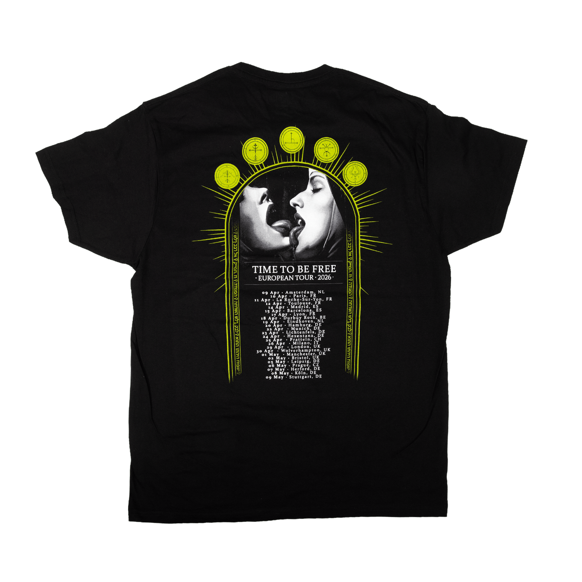 Green Nun EU Tour 26 Tee - Black